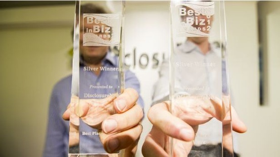 DisclosureNet Best in Biz Awards 2012 winners top business awards